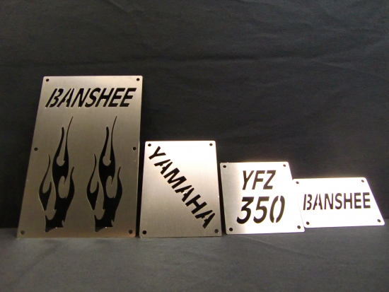 LQ Racing Warnschilder Ersatz Flamme Yamaha Banshee 350
