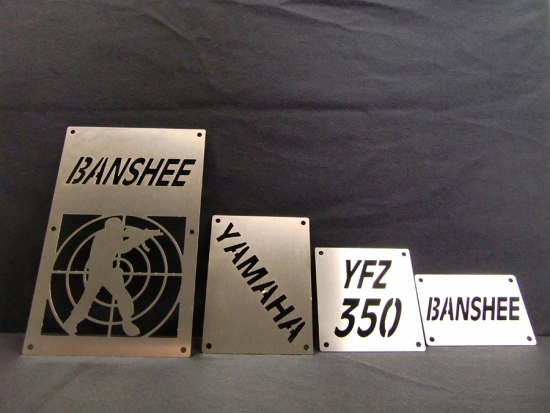 LQ Racing Warnschilder Ersatz Fadenkreuz Yamaha Banshee 350