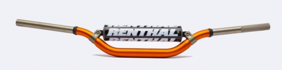 997-01-OR-02-185 Renthal Twinwall Lenker Aufnahme 28,6mm mit Polster orange Ausführung hoch