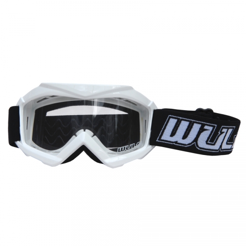 Wulfsport Kinder Cross / Schutz Brille Typ Tech Farbe weiß - Cub Tech Goggles