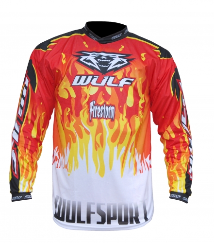 Wulfsport firestorm Race Shirt Gr. M Farbe Rot für Moto Cross MX SX BMX Enduro Motorrad Quad