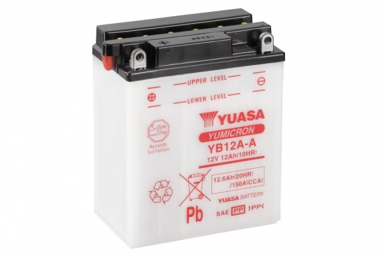 YB12A-A YUASA Batterie ohne Säurepack!!